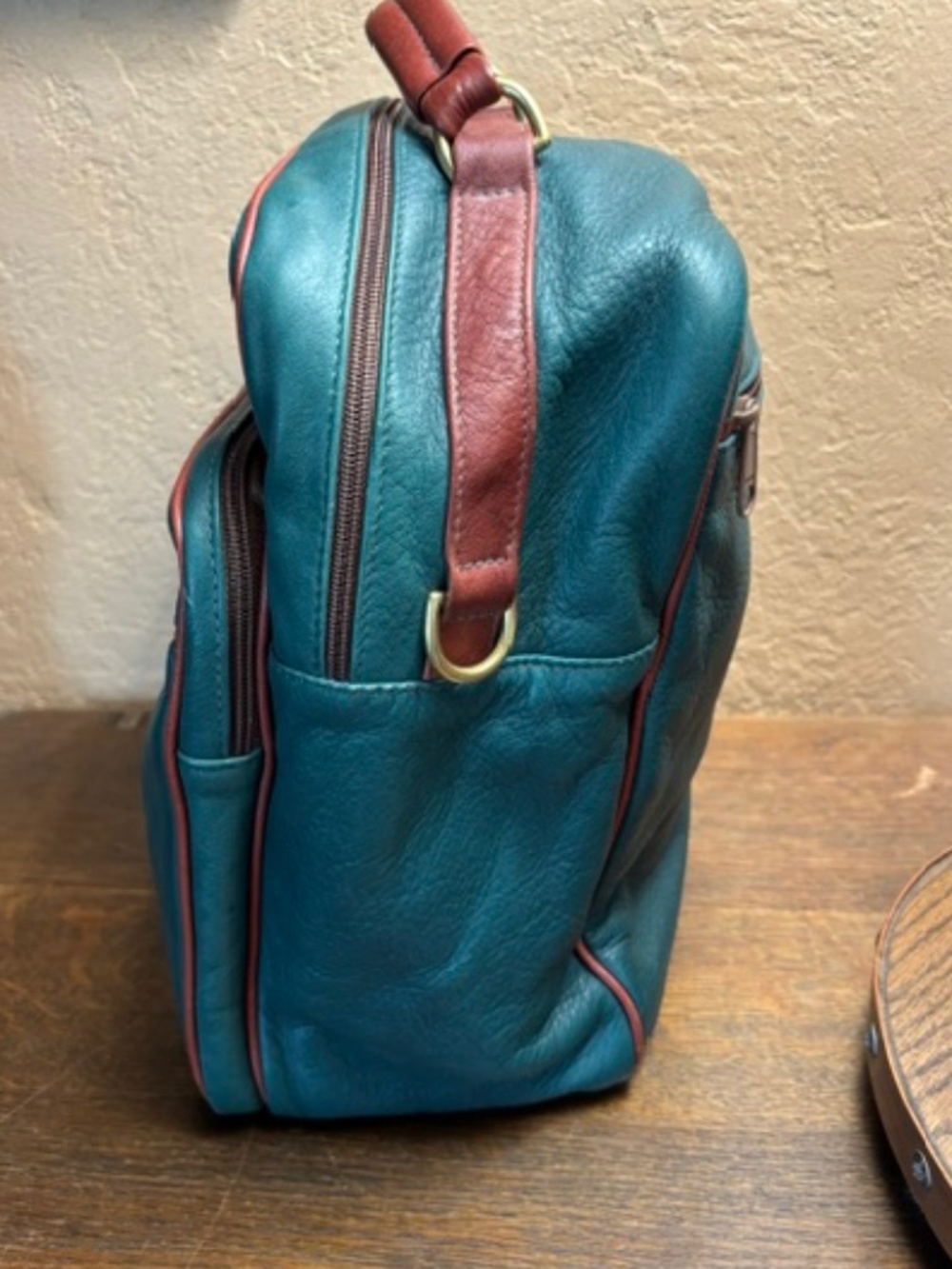 Orvis Messenger .Satchel Leather Bag- VERY NICE! - Picture 5 of 7